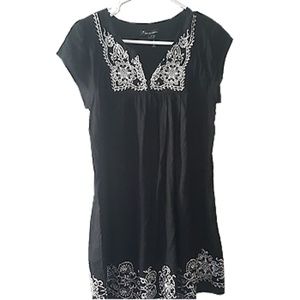 Twentyone Black Boho Tunic Top